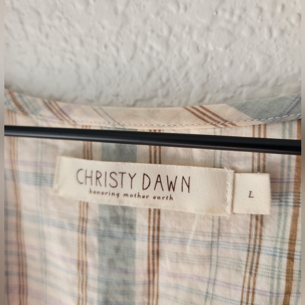 Christy Dawn dawn dress in plaid, large - Picture 3 of 8